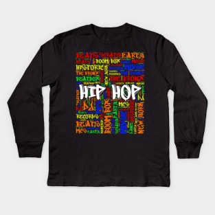 Hip Hop 50th Anniversary Tribute Kids Long Sleeve T-Shirt